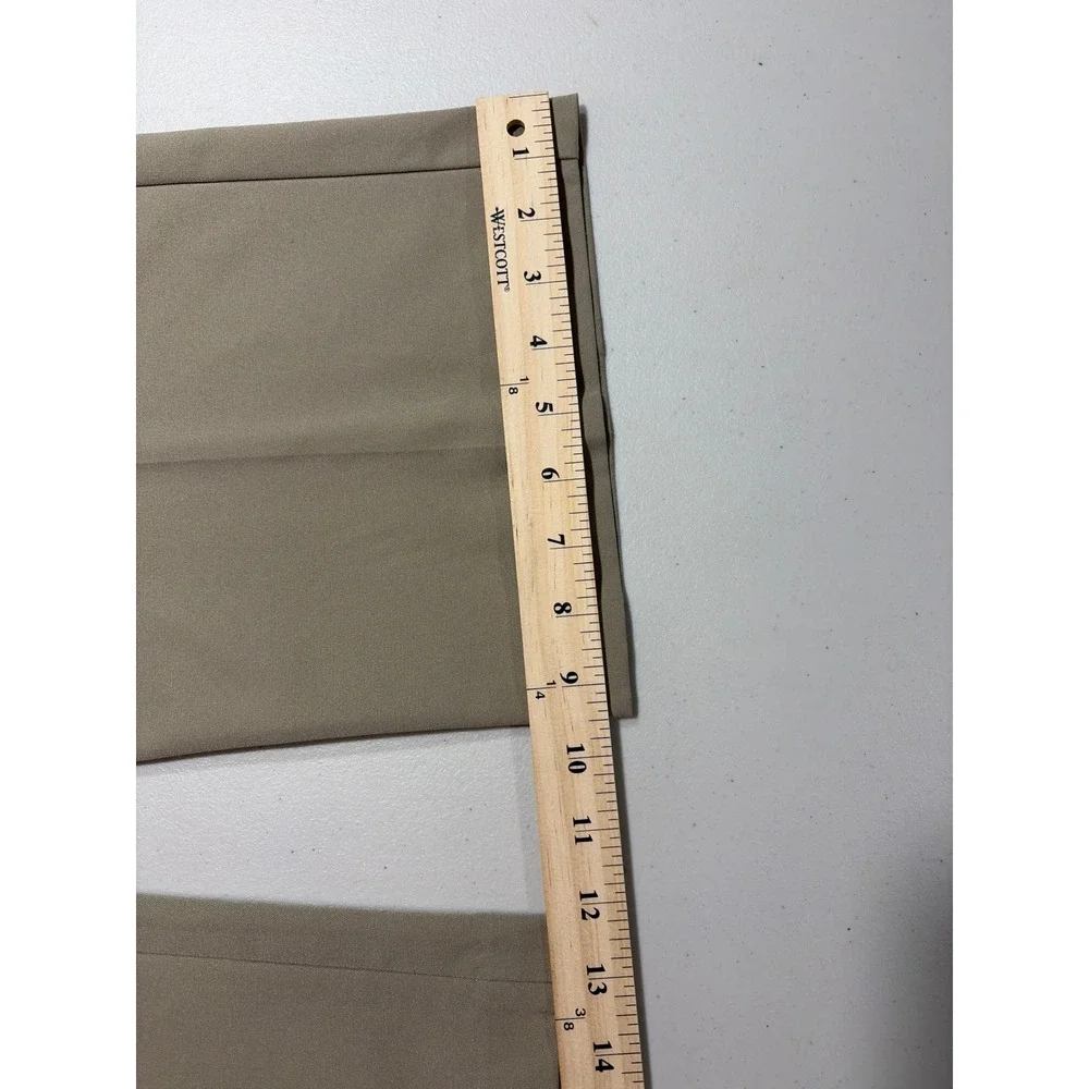 Adidas Climalite Mens Golf Pants Khaki Tan Flat Front 36x30 X24135 AE7002